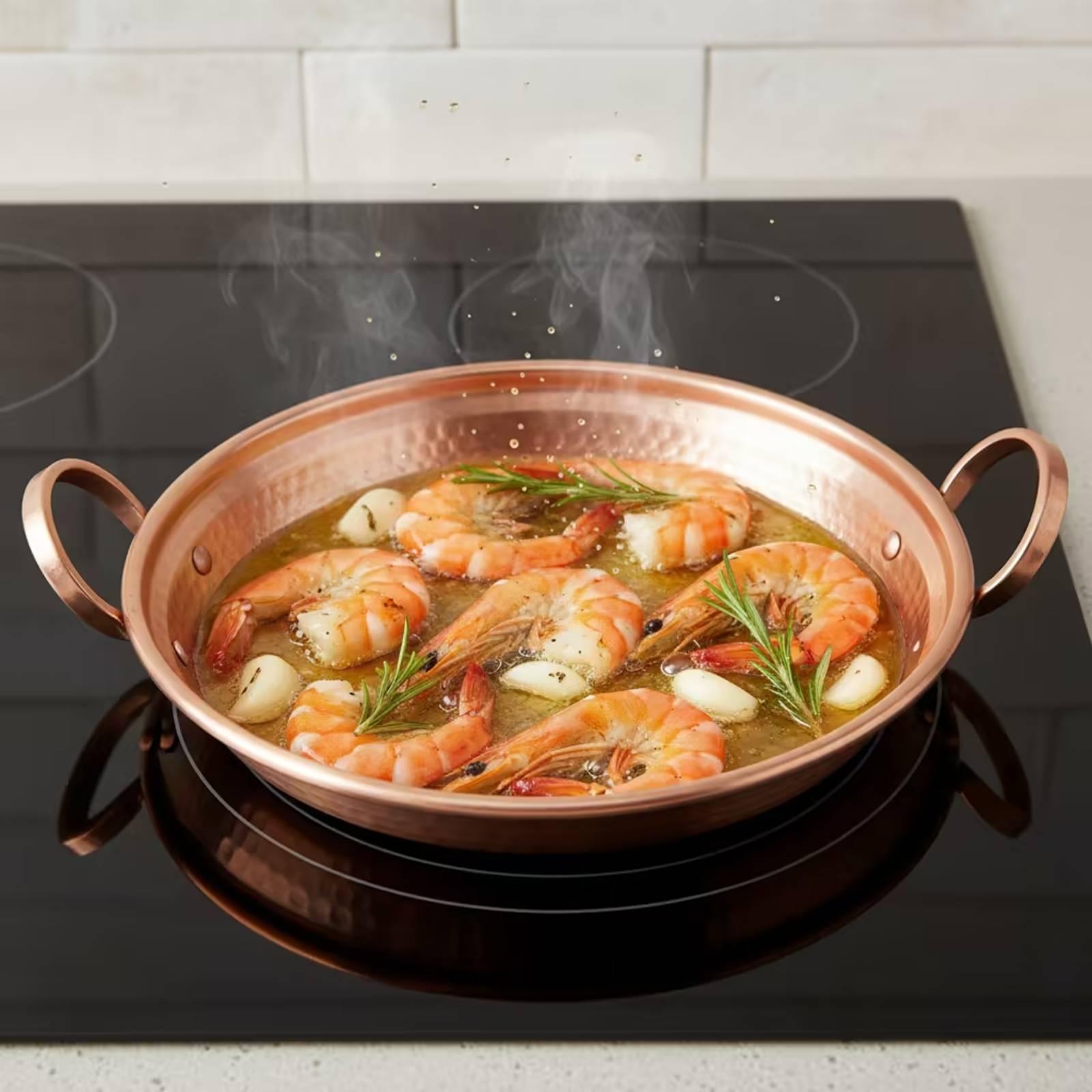 Home Cooking Host - Panela de Cobre com Duas Alças