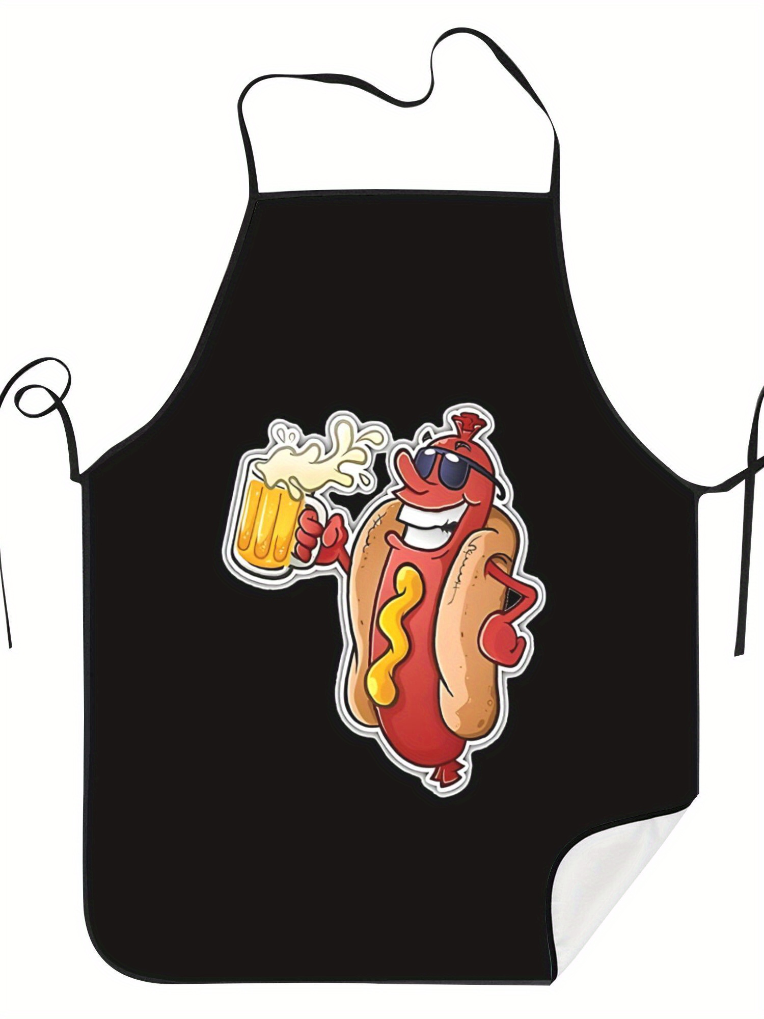 Home Cooking Dog Food - Avental com Estampa de Hot Dog,