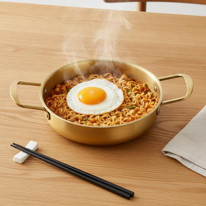 Home Cooking Restaurant - Panela de Aço Inoxidável com Alças