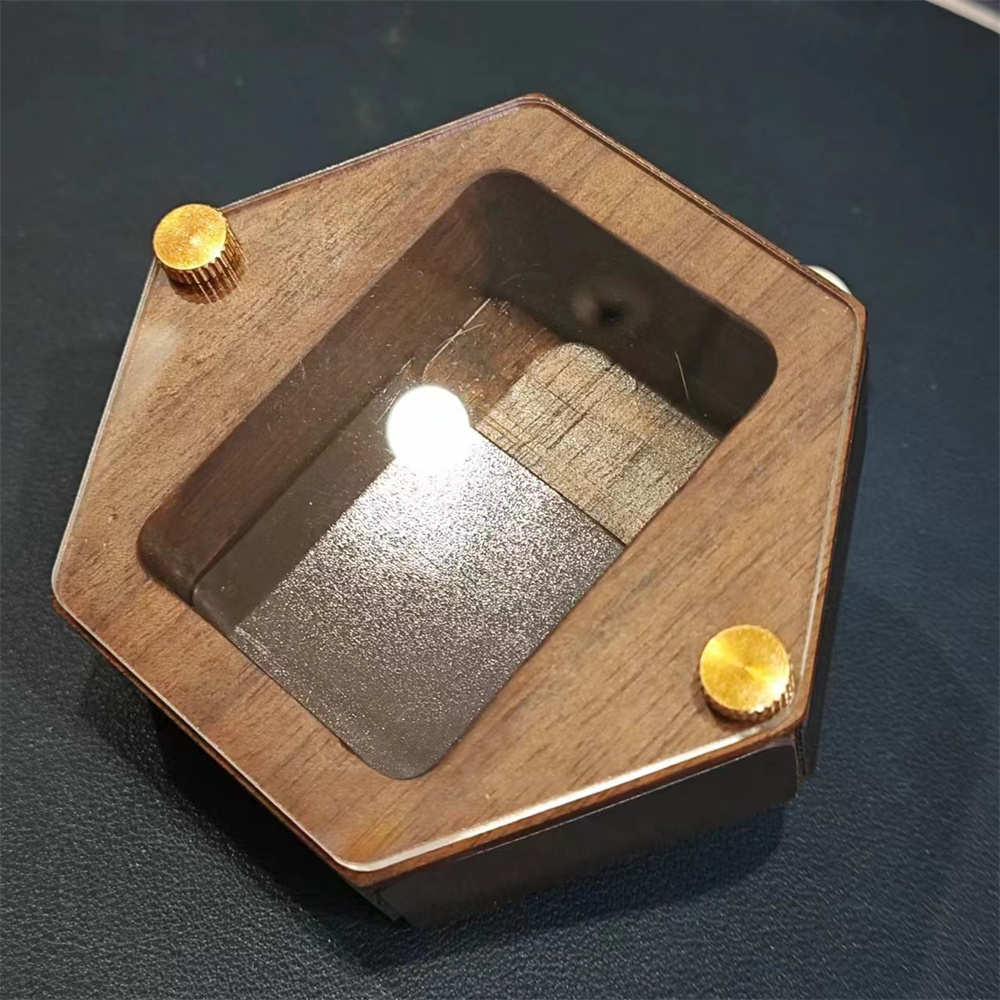 Personalidade de madeira hexág - Smoker Box Wood Chip avaliação e preço