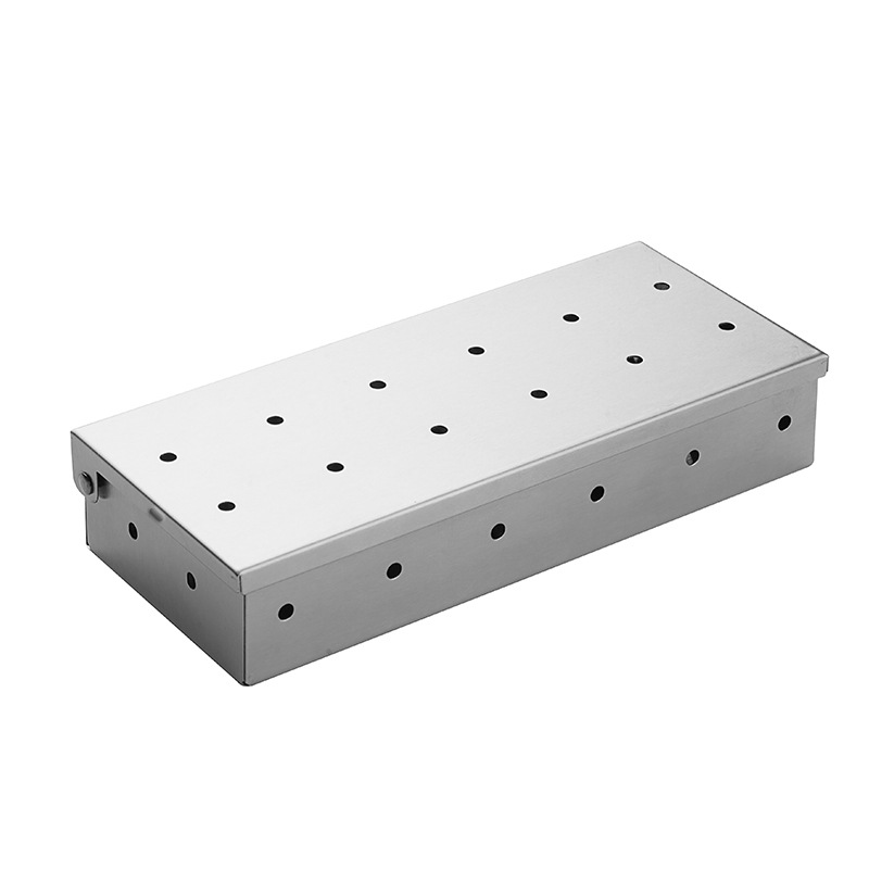 Caixa de aço inoxidável para f - Smoker Box Wood Chip avaliação e preço