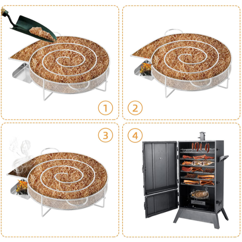 Gerador de fumaça fria acessór - Smoker Box Wood Chip avaliação e preço