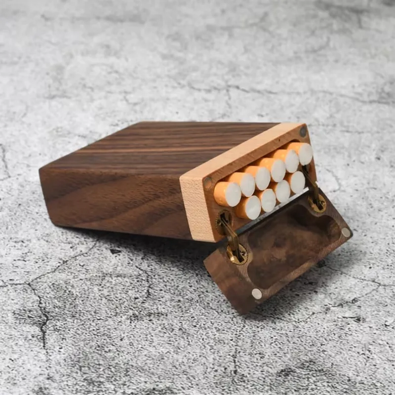 Estojo de Cigarros Portátil de - Smoker Box Wood Chip avaliação e preço