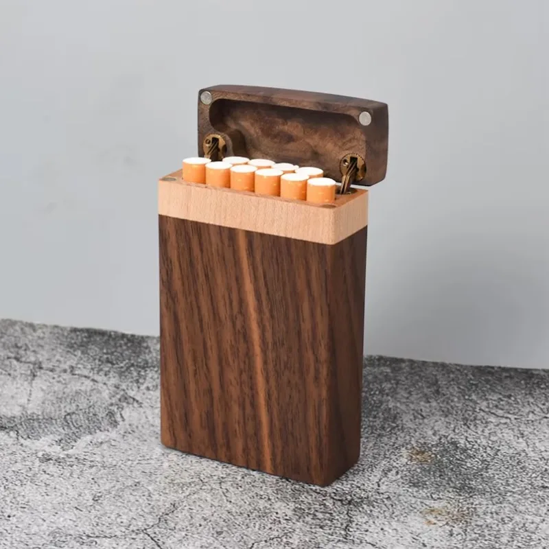 Estojo de Cigarros Portátil de - Smoker Box Wood Chip avaliação e preço