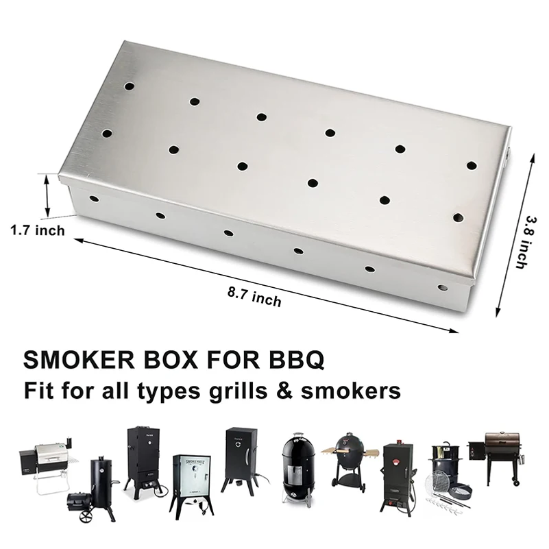 Caixa de Defumação de Aço Inox - Smoker Box Wood Chip avaliação e preço